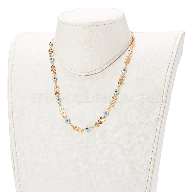 Brass Cobs Chain Necklaces(NJEW-JN03457)-3