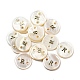 Freshwater Shell Buttons(BUTT-Z001-01R)-1