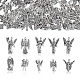 100Stk. 10 Legierungsanhänger im tibetischen Stil(TIBEP-CJ0001-42)-3