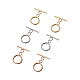 PVD Vacuum Plating 304 Stainless Steel Ring Toggle Clasps(STAS-CJ0001-46)-1