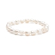 Natural Pearl Beaded Stretch Bracelet for Women(BJEW-JB08868-01)-1