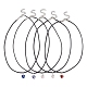 Glass Heart Pendant Necklaces(NJEW-JN04476)-1