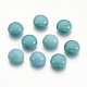Synthetic Turquoise Flat Back Dome Cabochons(X-TURQ-S266-10mm-01)-1