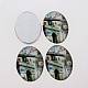Овальные стеклянные кабошоны с рисунками(X-GGLA-N003-18x25-F04)-2