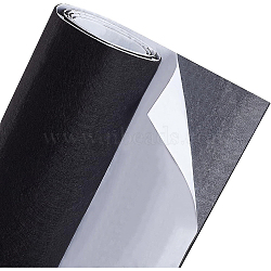 Polyester Felt Sticker, Self Adhesive Fabric, Rectangle, Black, 120x40x0.2cm(DIY-WH0223-19)