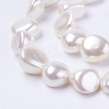 13mm White Others Shell Pearl Beads