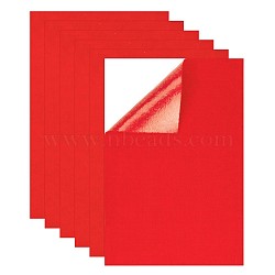 Self-adhesive Felt Fabric, DIY Crafts, Red, 20x30x0.08cm(X-DIY-WH0146-18C)