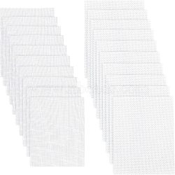 DIY Paper Crafts Handmade Material Packs. with Net and Nonwovens, White, 16~18x12~12.4cm, 20pcs/set(DIY-WH0224-29A)