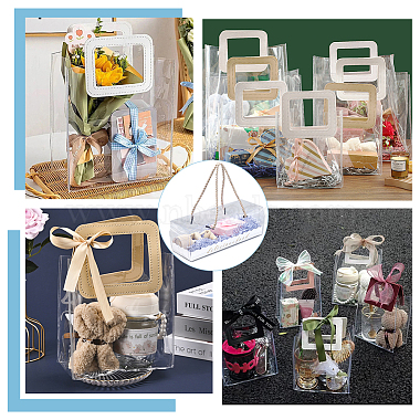 Rectangle Folding Paper & Plastic Storage Boxes with Polyester Rope Handle(CON-WH0089-171B-01)-5
