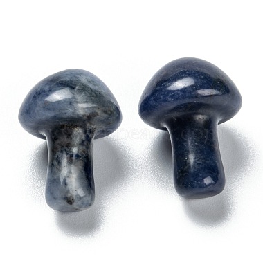 Натуральный содалит гриб гуа ша камень(G-L570-A05)-2