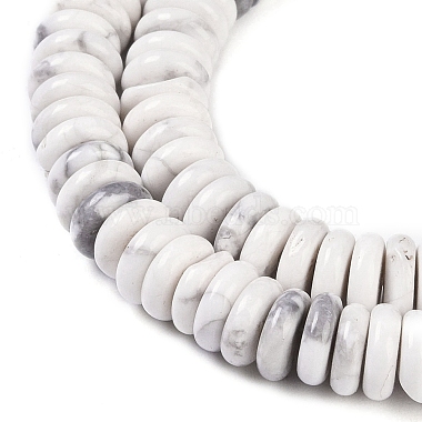 Chapelets de perles en howlite naturelle(G-Q159-B04-01)-4