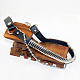 Chaîne de câble punk PU en cuir pantalon chaîne ceintures(AJEW-O019-04)-1