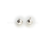 Brass Head Pins, for Ghost Witch Baroque Pearl Making, Flat Round, Platinum, 2.8mm(BAPE-PW0001-21D-P)