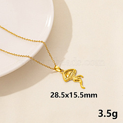 Stylish Ocean Stainless Steel Octopus Pendant Necklace for Women(ZE1503-10)