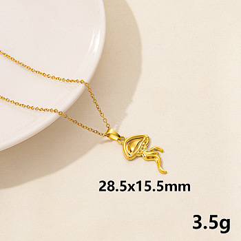 Stylish Ocean Stainless Steel Octopus Pendant Necklace for Women