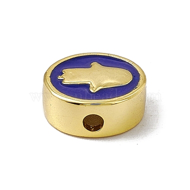 Real 18K Gold Plated Brass Enamel Beads(KK-F814-05G-04)-3