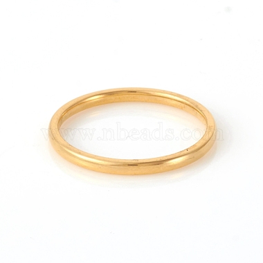 201 Stainless Steel Plain Band Rings(X-RJEW-G107-1.5mm-4-G)-2