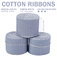 Cotton Rustic Frayed Edge Ribbon(OCOR-WH0071-029BC)-2