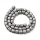 Electroplated Natural Lava Rock Beads Strands(G-G984-16A)-2