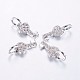 Long-Lasting Plated Brass Micro Pave Cubic Zirconia Charms(X-ZIRC-F069-48P)-1