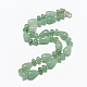 Natural Green Aventurine Beaded Necklaces(NJEW-S389-17)-1