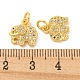 Rack Plating Brass Micro Pave Clear Cubic Zirconia Pendants(KK-B093-02B-G)-3