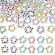 48Pcs 6 Colors Transparent Plastic Bead Frame(KY-TA0001-26)-1