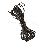 Cowhide Leather Cord, Leather Jewelry Cord, Jewelry DIY Making Material, Round, Coffee, 1.5mm(WL-TAC0002-01A-1.5mm)