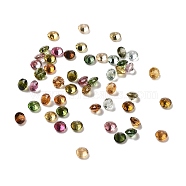 Faceted Natural Tourmaline Cabochons, Pointed Back, Diamond Shape, 3x2mm(G-I295-05C-02A)