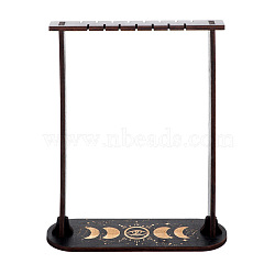Small Crystal Display Shelf, Crystal Dowsing Pendulum Display Hanging Holder Stand, Moon Phase, 240x30x300mm(WICR-PW0009-01B)