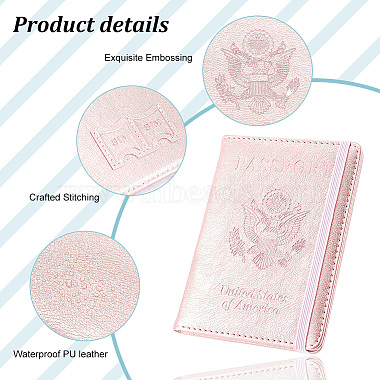 обложка для паспорта из искусственной кожи(AJEW-WH0020-31)-5