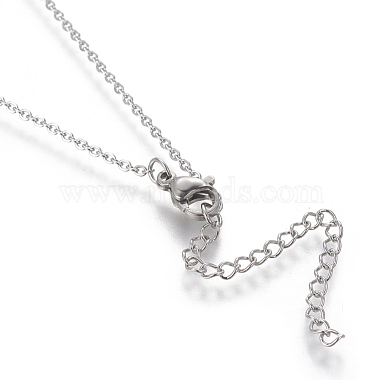 Colliers en laiton avec pendentif avec zircone cubique de micro pave(NJEW-I230-11)-5