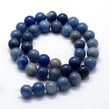 Natural Blue Aventurine Beads Strands(G-I199-24-4mm)-2