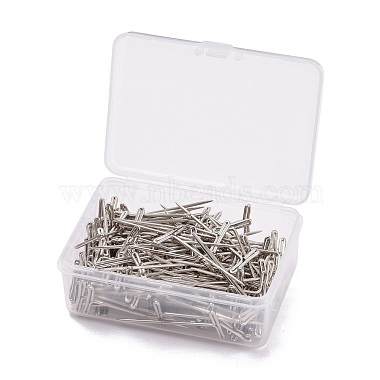 Nickel Plated Steel T Pins for Blocking Knitting(FIND-D023-01P-03)-5