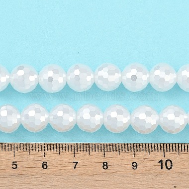 Electroplated Shell Pearl Beads Strands(BSHE-C007-A01-01)-5