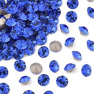 Preciosa&reg MAXIMA Crystal Round Stones, Czech Crystal, Dura Foiling, Round(431 11 615 Chaton), 30050 Sapphire, SS29(6.15~6.35mm)(Y-PRC-RBSS29-30050)