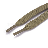 Polyester Cords, Shoelace, Drawstring, Olive, 9mm, about 120cm/strand(OCOR-WH0052-10C)