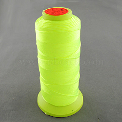Nylon Sewing Thread, Green Yellow, 0.6mm, about 500m/roll(NWIR-Q005A-18)