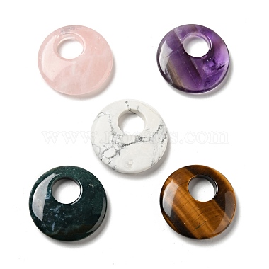 Donut Mixed Stone Pendants