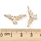 Brass Pave Clear Cubic Zirconia Pendants(KK-Q789-08G)-3