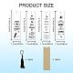 4 Sets Acrylic Bookmark Pendants for Teachers' Day(DIY-GL0004-26E)-3