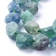 Natural Gemstone Fluorite Rough Nuggets Bead Strands(G-E219-08A)-3