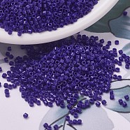 MIYUKI Delica Beads Small, Cylinder, Japanese Seed Beads, 15/0, (DBS0726) Opaque Cobalt, 1.1x1.3mm, Hole: 0.7mm, about 3500pcs/10g(X-SEED-J020-DBS0726)