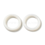 Natural White Shell Linking Ring, Ring, WhiteSmoke, 20x3.5mm, Inner Diameter: 13.5mm(SSHEL-M022-06B)