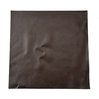 PVC Leather Fabric, Leather Repair Patch, for Sofas, Couch, Furniture, Drivers Seat, Rectangle, Coconut Brown, 30x30cm