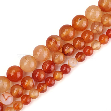 3 Strands 3 Sizes Natural Carnelian Beads Strands(G-YS0001-08)-2