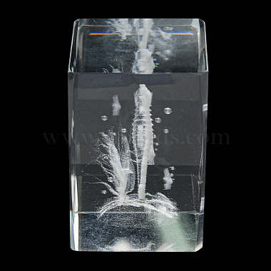 3Figura de cristal de animal grabada con láser d(DJEW-R013-01C)-4