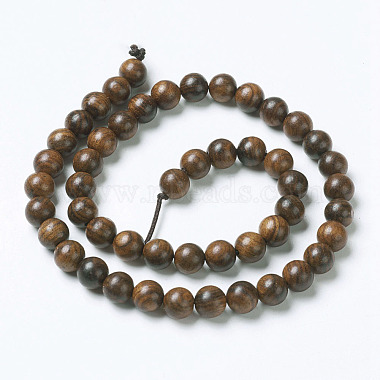 Natural Yellow Rosewood Beads(WOOD-J001-01-6mm)-2
