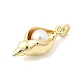 Brass & ABS Plastic Imitation Pearl Pendants(KK-Z160-05G)-2