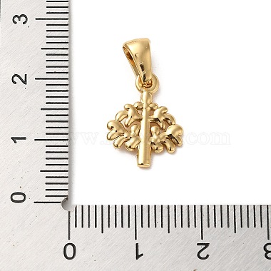 304 Stainless Steel Tree Charms(STAS-L272-008G)-3